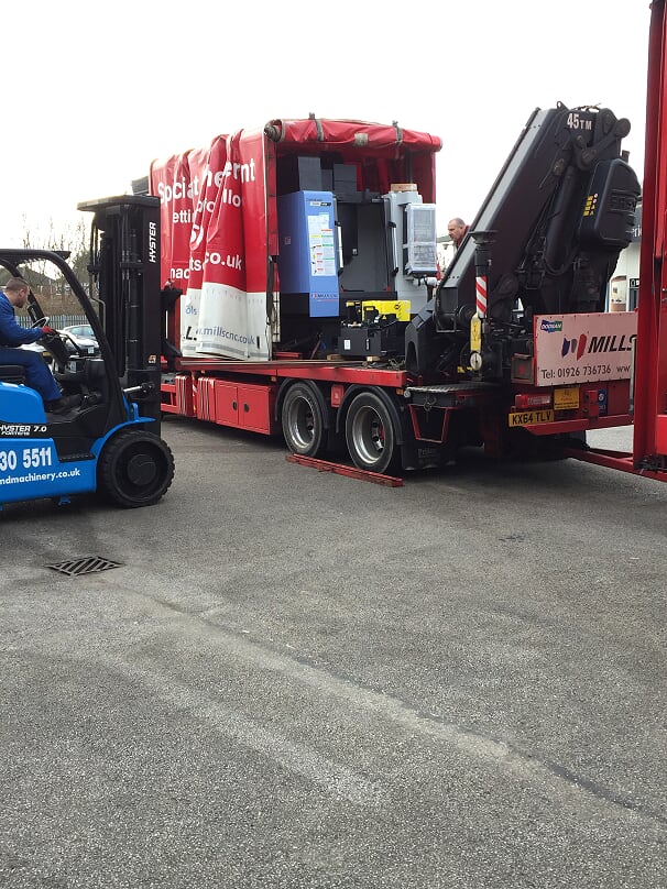 doosan delivery unload